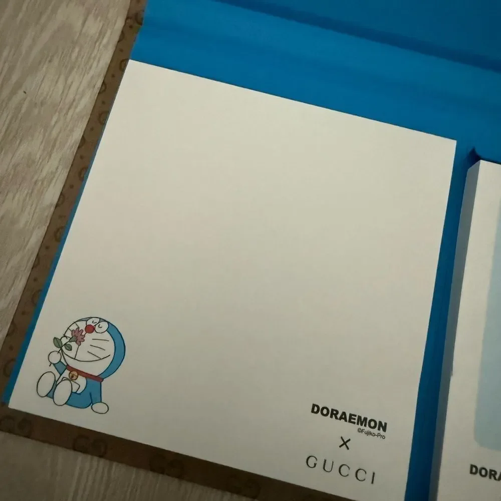 New GUCCI x Doraemon Collaboration Japan Memo Pad / sticky note